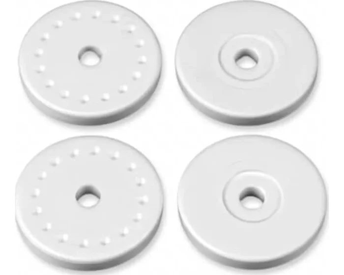 Shock Piston Blanks (Flat/Flat 15.8mm Precision Molded 16 Dimple