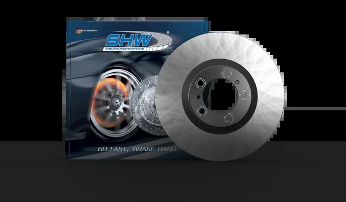 SHW 11-15 Volkswagen Touareg Hybrid w/360mm Rotors Right Front Smooth MB Brake Rotor (7P6615302B)