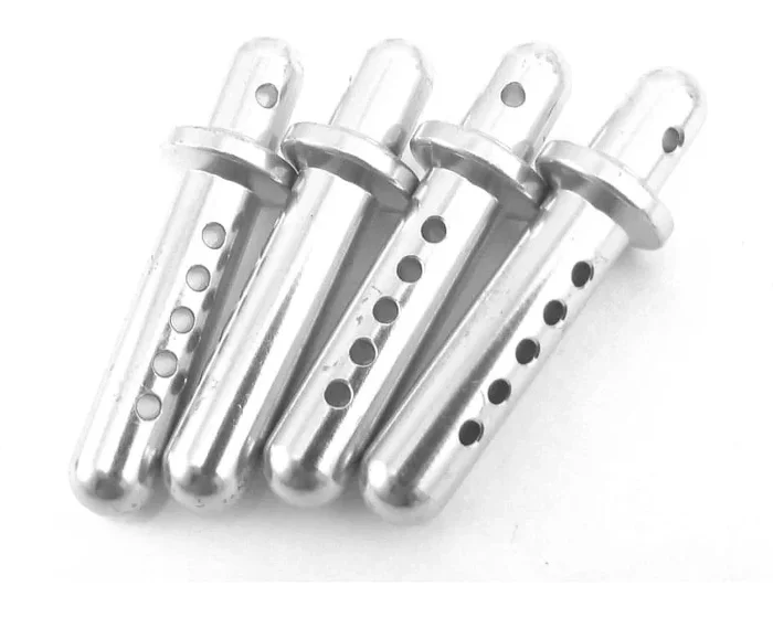 Silver Aluminum Body Post Set – Four