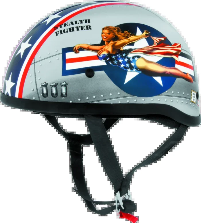 Skid Lids Bomber Pinup Original Helmet – Medium2.6 lb