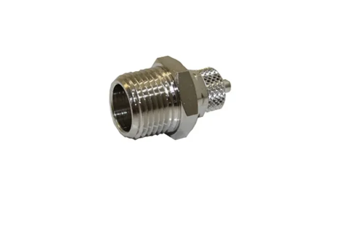 Snow Performance 3/8in NPT – 1/4 Quick Connect Straight Res Fitting
