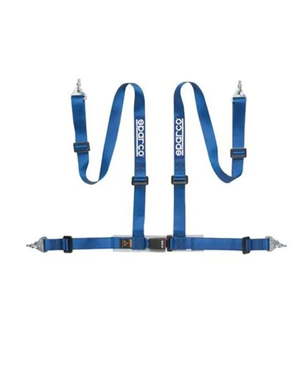 Sparco Belt 2 Inch Blue 4Pt Snap-In4.2 lb
