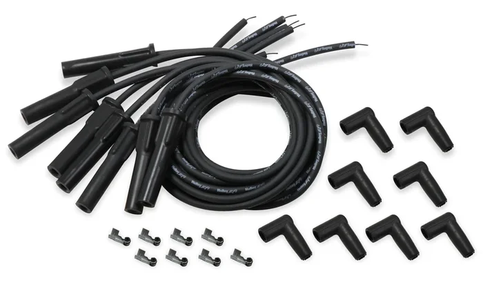 Spark Plug Wire Set Univ GM LS Cut to Fit – Black