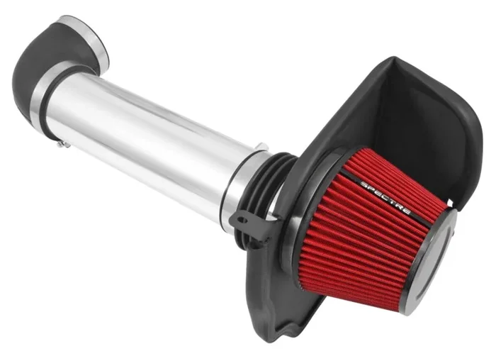 Spectre 11-17 Dodge Challenger/Charger 5.7L V8 Air Intake Kit – Polished w/Red Filter