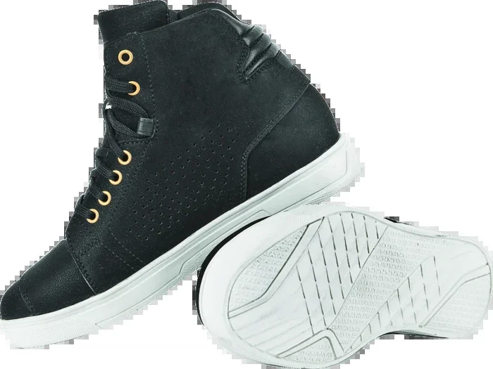 Speed and Strength Mad Dash Leather Shoes Black/White Womens – 6