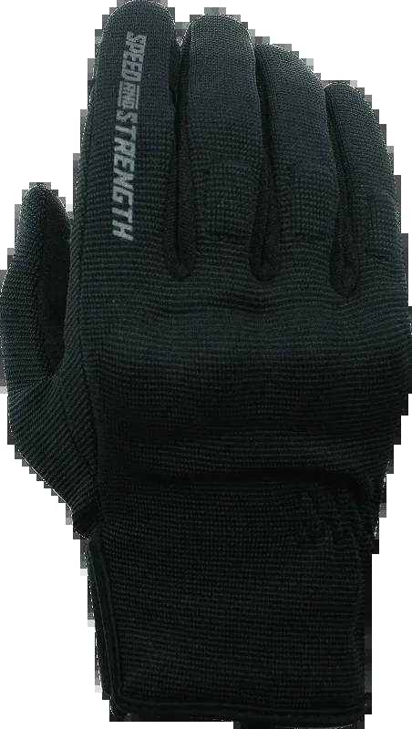 Speed and Strength Speed Society Gloves Black Womens -XS