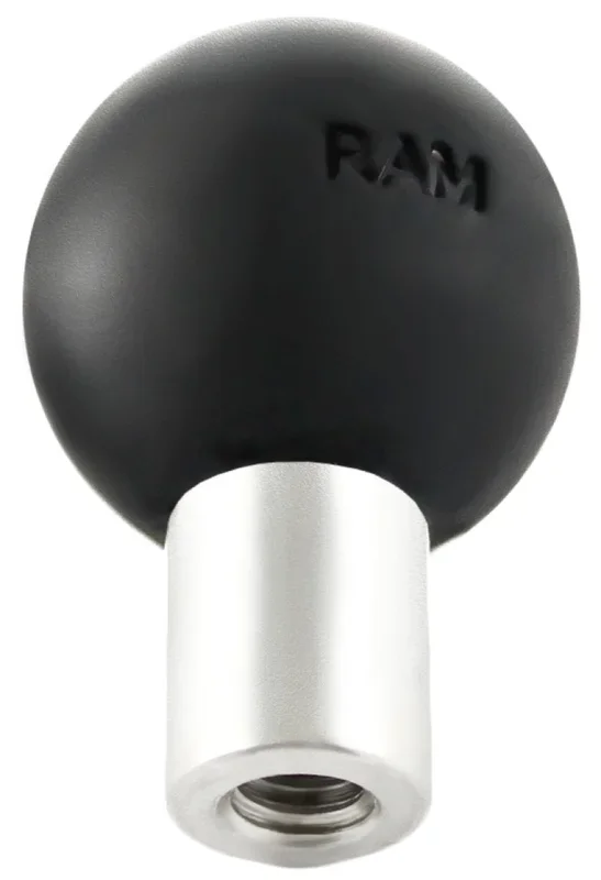 Spod RAM 1/4-20 Female Threaded Hole with 1 Inch ball