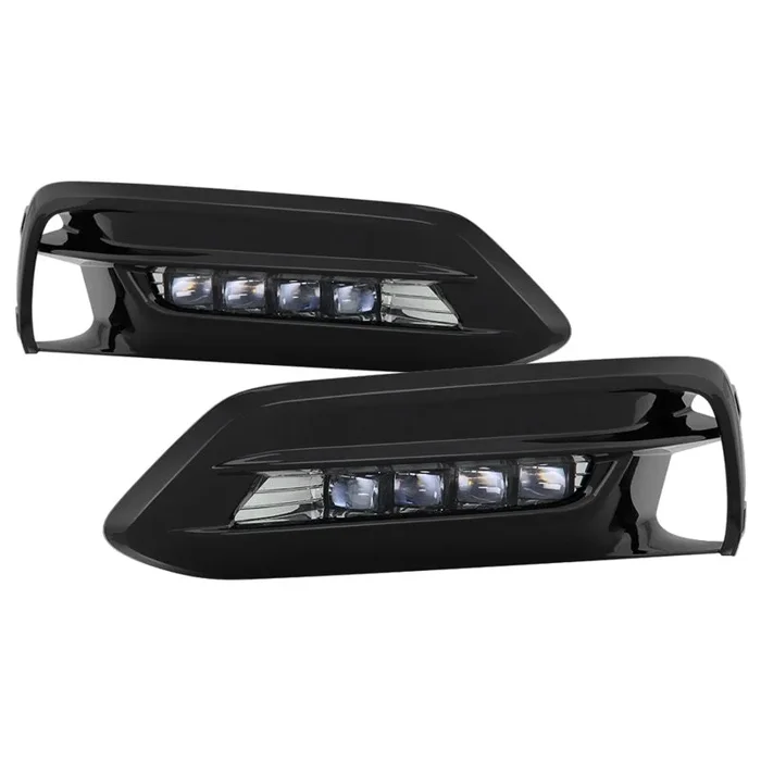 Spyder 18-19 Honda Accord Sedan OEM LED Fog Lights w/OEM Fit Switch – Clear (FL-HA2018-4D-LED-C)3.9 lb