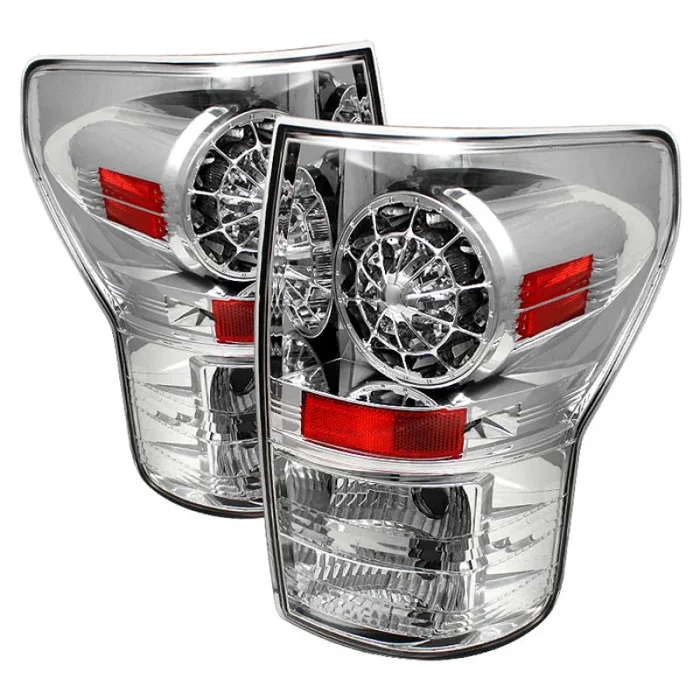 Spyder Toyota Tundra 07-13 LED Tail lights Chrome ALT-YD-TTU07-LED-C9.5 lb