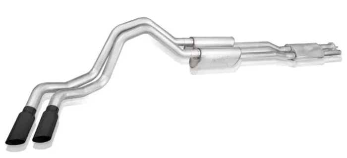 Stainless Works 20-21 Ford F-250/F-350 7.3L 304SS Redline Catback w/ 4in Matte Black Tips108.7 lb