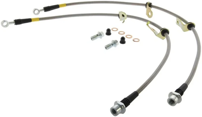 StopTech 06-17 Lexus HS250h / Toyota RAV4 Stainless Steel Front Brake Lines0.8 lb