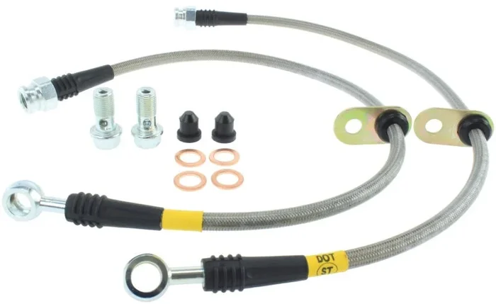 StopTech 08-10 EVO X AWD Stainless Steel Rear Brake Lines0.6 lb