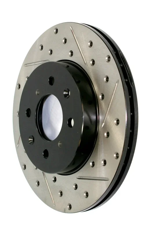 StopTech 15-19 Subaru WRX (Excl. Eyesight Technology) Rear Right Sport Drilled & Slotted Rotor11.6 lb