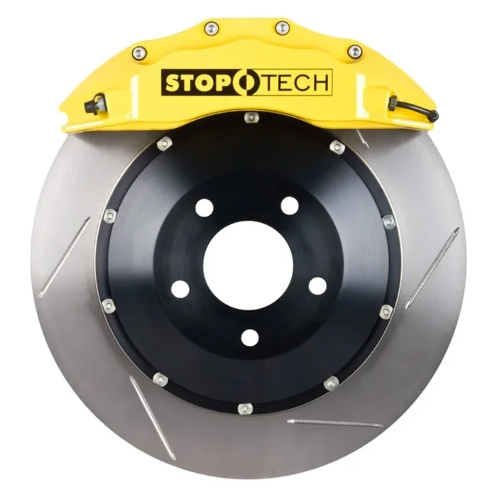 StopTech BBK 07-09 BMW 335i/335d Front 355×32 Slotted 2pc Rotors ST-60 Yellow Calipers
