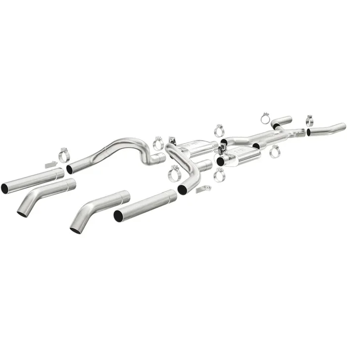 Street Series Stainless Crossmember-Back System69.0 lb