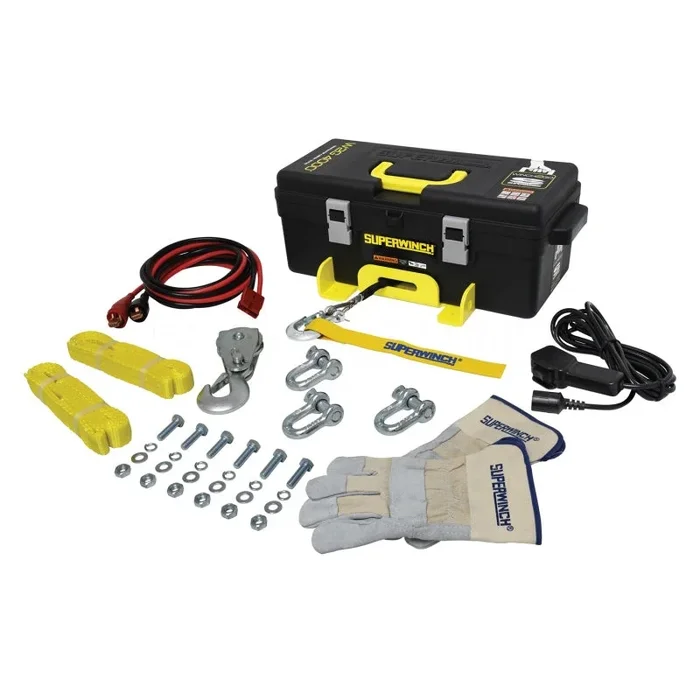 Superwinch 4000 LBS 12V DC 3/16in x 50ft Synthetic Rope Winch2Go 1140232