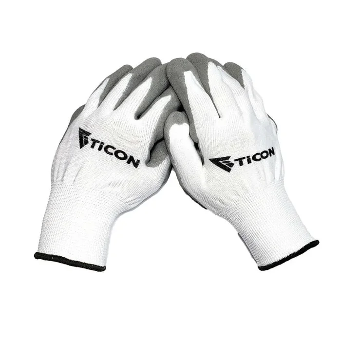 Ticon Industries Fabrication Basics Nitrile Coated Nylon Gloves 10pk – X-Large (Size 10)