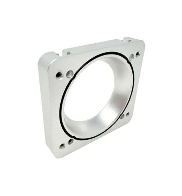 Torque Solution 06-21 Subaru STI / 08-14 Subaru WRX Big Bore 76mm Throttle Body Adapter – Silver0.8 lb