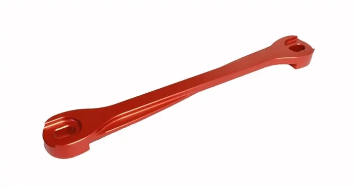 Torque Solution Billet Battery Tie Down: Subaru WRX/STi/Legacy/Forester/Outback Red0.17 lb