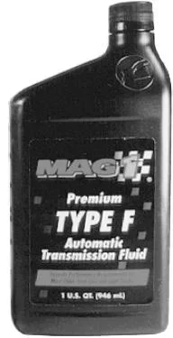 TRANSMISSION FLUID,TYPE F,1 QT. 910