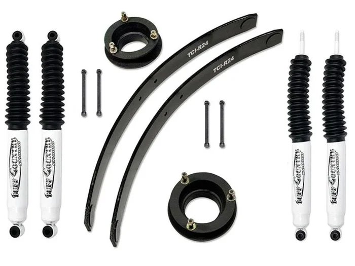 Tuff Country 03-12 Dodge Ram 3500 4×4 2in Lift Kit (w/Rear Add-a-Leafs SX8000 Shocks)