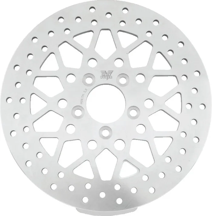 Twin Power 08-Up FLH FLT Rear 11.8 Solid Rotor Mesh