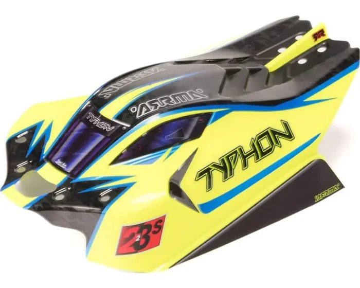 TYPHON 4×4 Clipless Painted Decaled Body Yellow