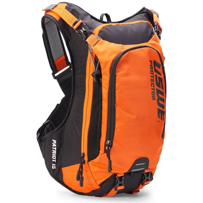USWE Patriot MTB Protector Pack 15L – Orange/Black2.0 lb
