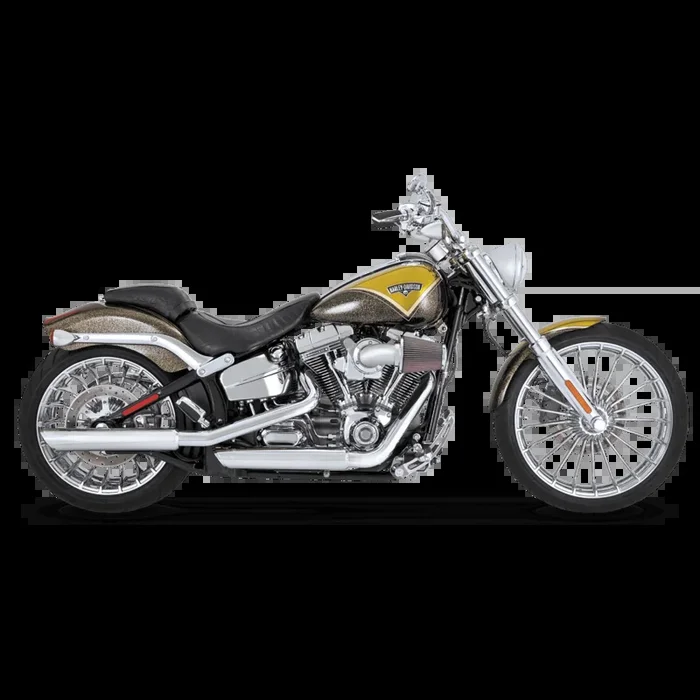 Vance & Hines HD Dyna 91-17 3In Twin Slash Slip PCX Slip-On Exhaust14.2 lb
