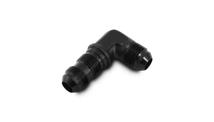Vibrant -10AN Bulkhead Adapter 90 Degree Elbow Fitting – Anodized Black Only0.14 lb