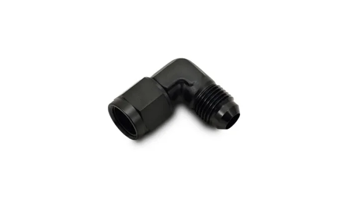 Vibrant -10AN Female to -10AN Male 90 Degree Swivel Adapter Fitting