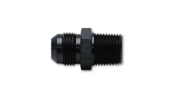 Vibrant -10AN to 1/2in NPT straight adapter fitting – Aluminum