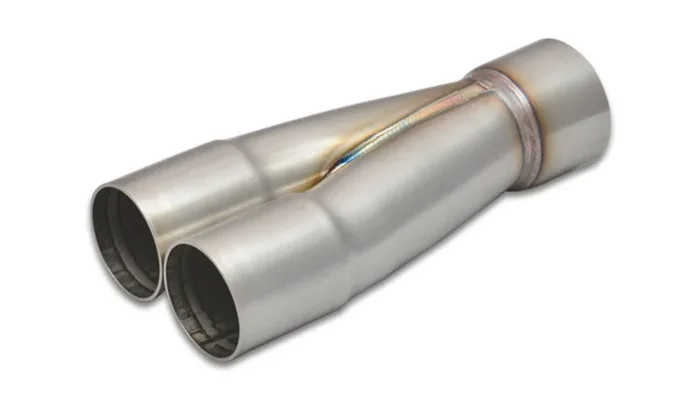 Vibrant 2-1 SS Merge Collectors (1-5/8in Inlet Slipover ID 2in Outlet OD) – Sold Individually