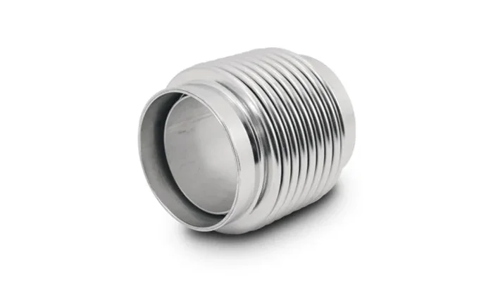 Vibrant 2.25in ID x 3.00in Long 321SS Electro Polished Motorsport Bellows w/Neck & Liner0.9 lb