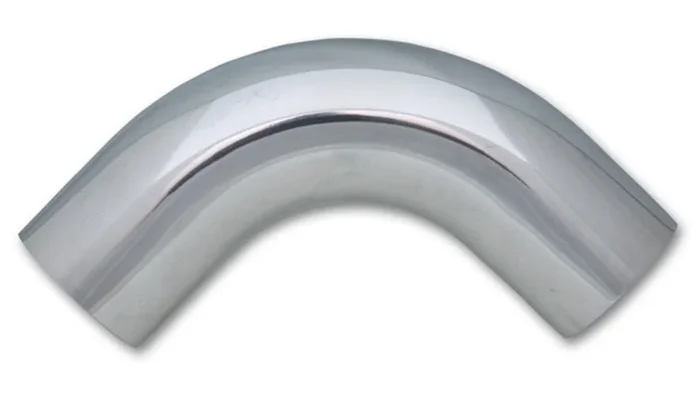 Vibrant 2.25in O.D. Universal Aluminum Tubing (90 degree bend) – Polished