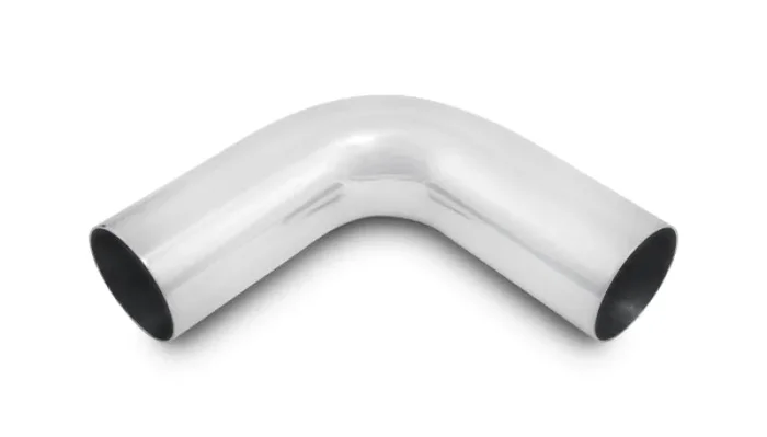 Vibrant 2in O.D. Universal Aluminum Tubing (90 degree bend) – Polished