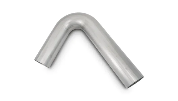 Vibrant 3.5in OD x 3in CLR 304 Stainless Steel Tubing 120 Degree Mandrel Bend