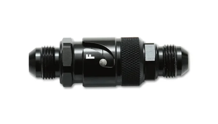 Vibrant -6 Quick Release Fitting with Viton Seal – Aluminum0.15 lb
