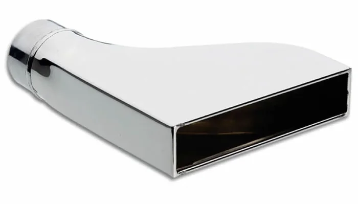 Vibrant 7.75in x 1.875in Rectangular SS Exhaust Tip (Camaro Style) – with 2.5in Inlet2.1 lb