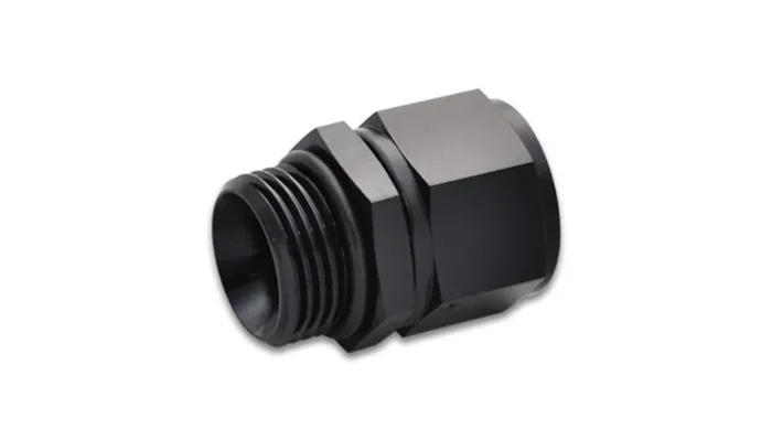 Vibrant -8AN Female to -8AN Male Straight Cut Adapter with O-Ring0.06 lb