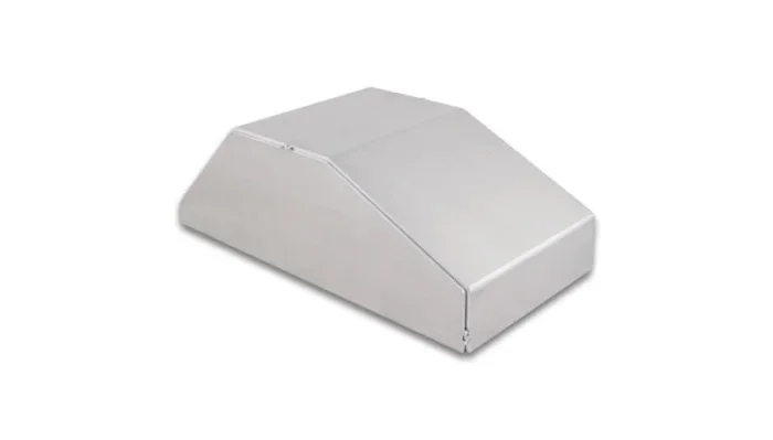 Vibrant I/C End Tank 6in Wide 12in Long 4in Tall Use w/ Horizontal I/C Core 12844 – 5052 Aluminum