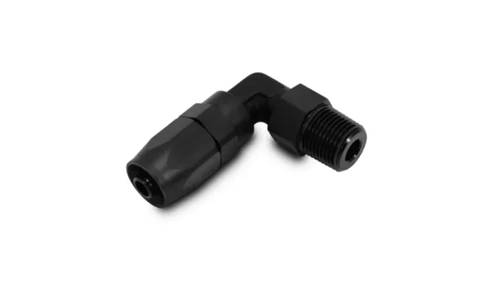 Vibrant Male NPT 90 Degree Hose End Fitting -10AN – 1/2 NPT