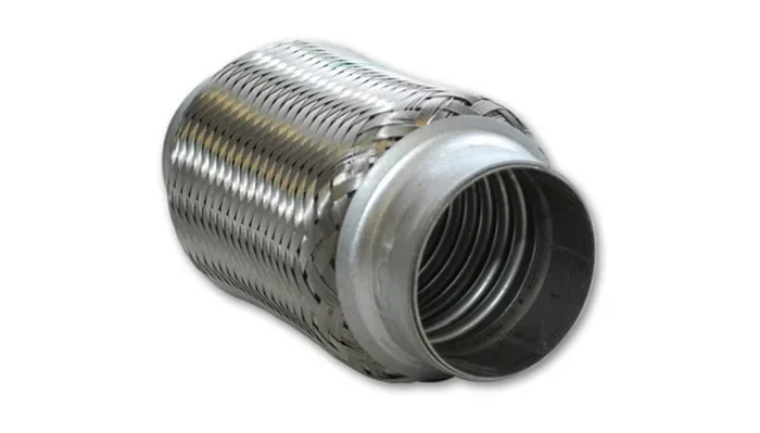 Vibrant SS Flex Coupling without Inner Liner 2.5in inlet/outlet x 6in long1.4 lb