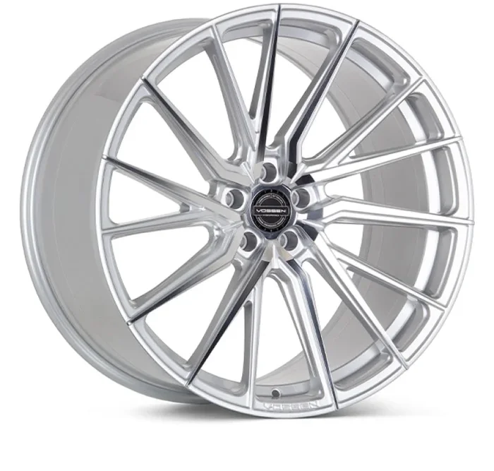 Vossen HF-4T 20×10 / 5×120 / ET45 / Deep Face / 72.56 – Silver Polished – Right Wheel