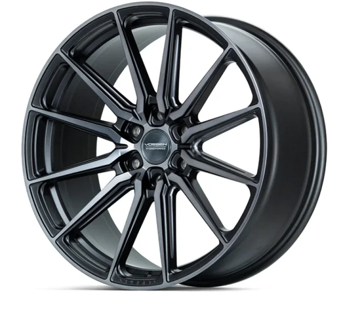 Vossen HF6-1 22×9.5 / 6×139.7- ET20 / Deep Face / 106.1 – Tinted Matte Gunmetal Wheel
