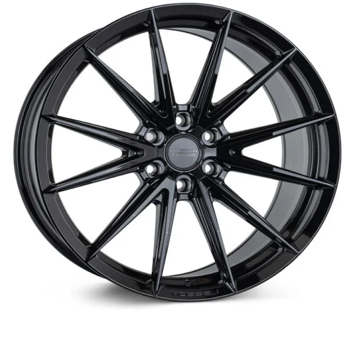 Vossen HFX-2 22×10 / 6×139.7 / ET-18 / Super Deep Face / 106.1 – Gloss Black Wheel