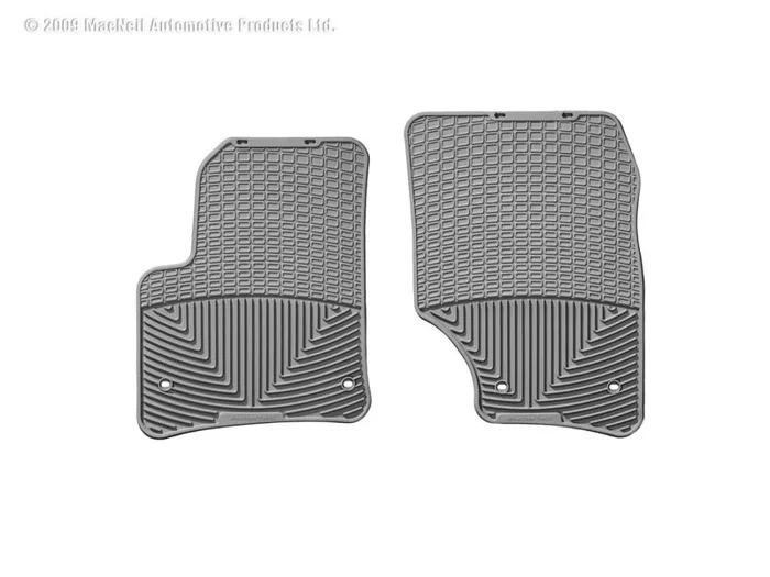 WeatherTech 03-10 Porsche Cayenne Front Rubber Mats – Grey
