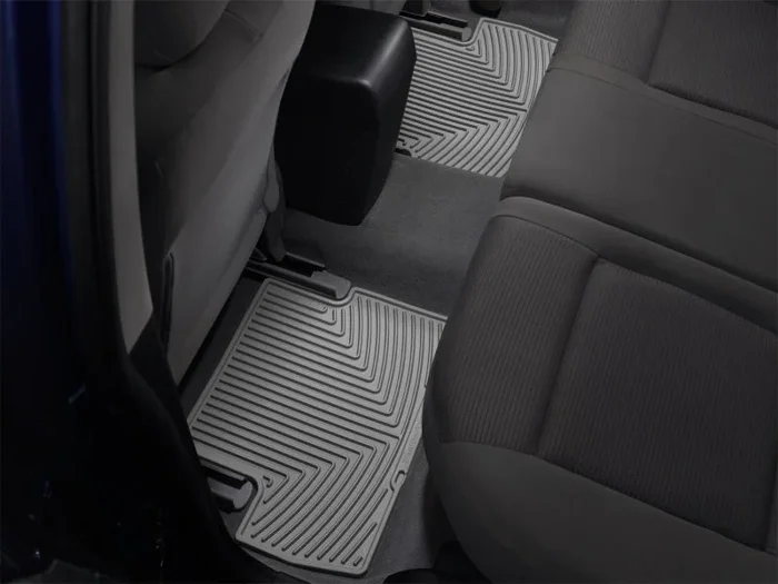 WeatherTech 08+ Nissan Cube Rear Rubber Mats – Grey