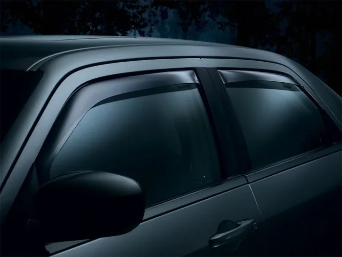 WeatherTech 09-13 Honda Fit Front and Rear Side Window Deflectors – Dark Smoke