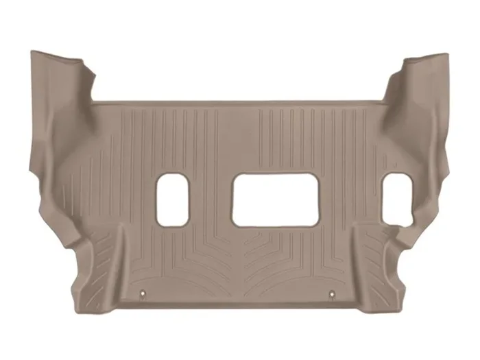WeatherTech 11-13 Infiniti QX56/14+ Inifiniti QX80 Rear FloorLiner – Tan (2nd Row Split Bench)